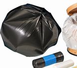 सील मोटी 0.02 मिमी 0.1 मिमी प्लास्टिक कचरा बैग डिस्पोजेबल एचडीपीई एलडीपीई